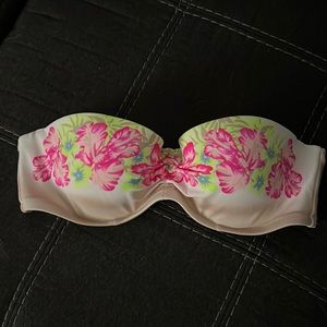 Strapless bathing suit top